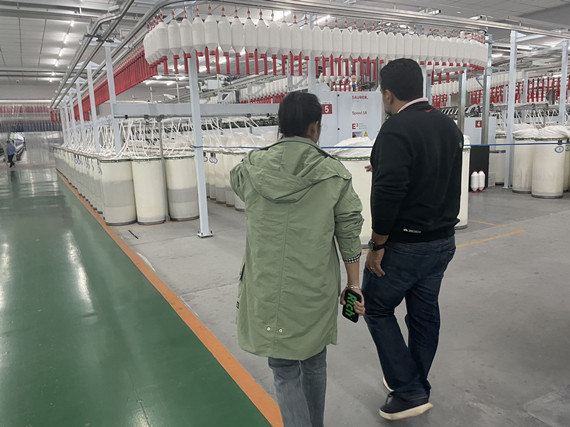 2019 cliente visitou nossa fábrica